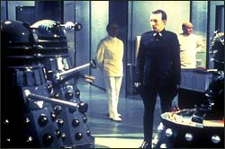 Davros with Daleks & Elite